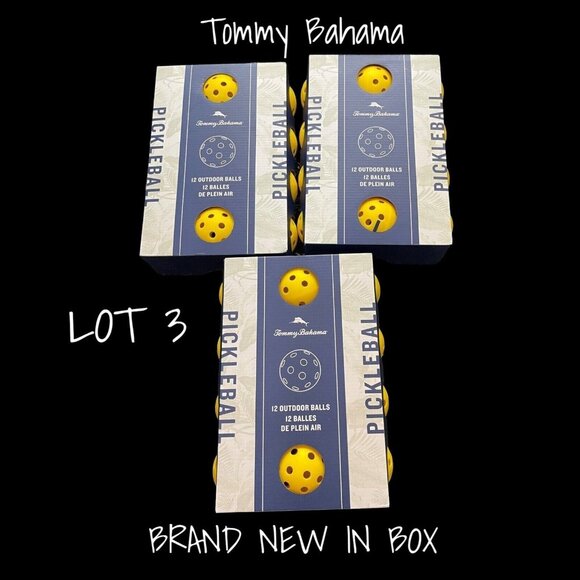 Tommy Bahama Pickleball Balls Three Dozen = 36 pieces Lot New In Box - Picture 1 of 1